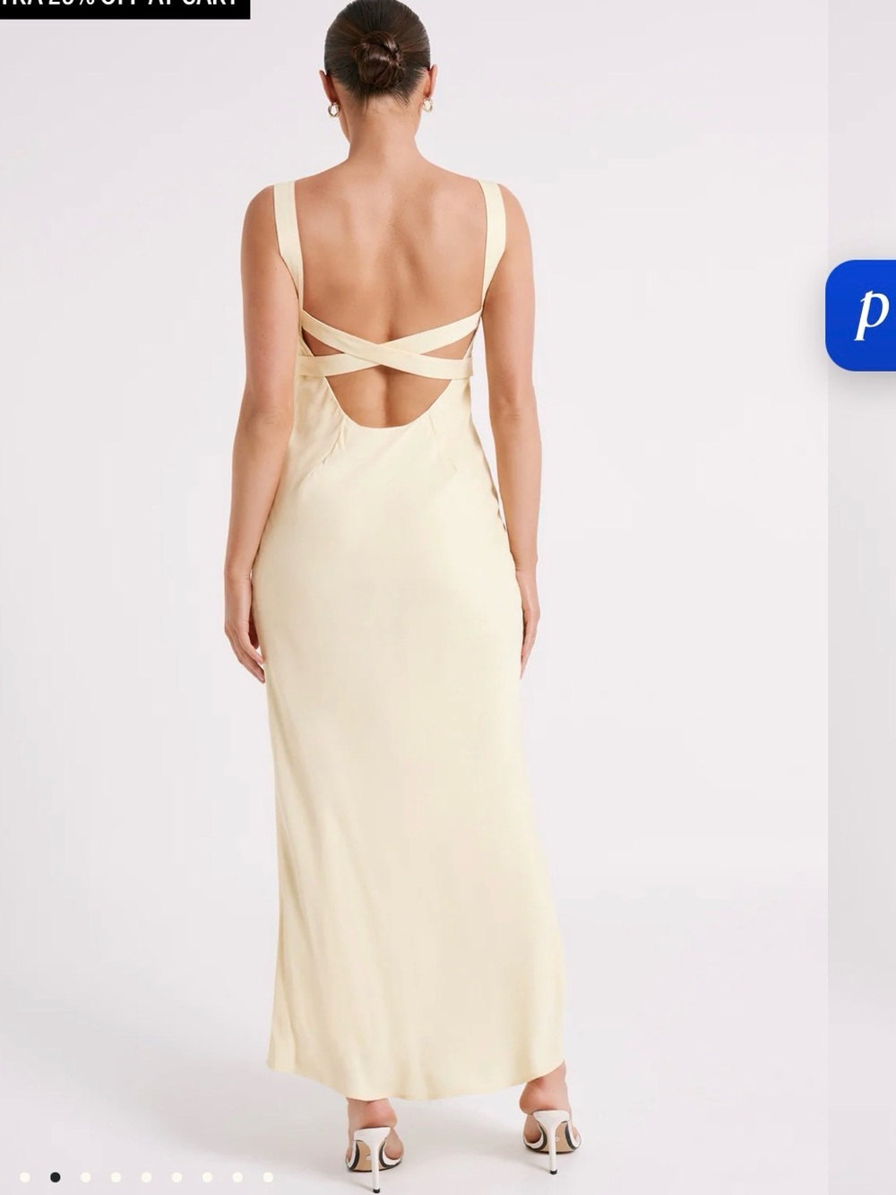 Meshki Ensley Satin Maxi Dress - Picture 3 of 5